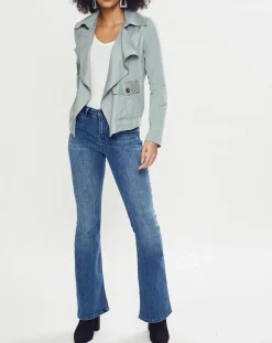 Online Esprit Veste courte à poche gris bleuté