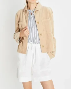Discount Marc O'Polo Veste courtes en Velours côtelé beige