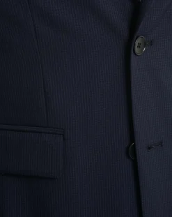 Homme Comptoir GL Veste de costume en Laine mélangée Veruto bleu foncé