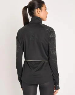 Online Odlo Veste de running réfléchissante Zeroweight Pro Warm noire