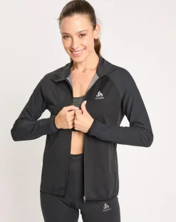 Odlo Veste de running Zeroweight Warm Hybrid noire