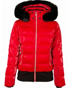 Online Duvillard Veste de Ski Candice Ff rouge