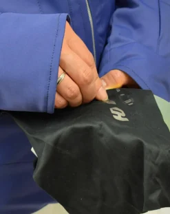 Discount Duvillard Veste de Ski Aneto col fausse fourrure cobalt