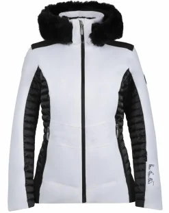 Femme Duvillard Veste de ski Camille Ff blanc/noir