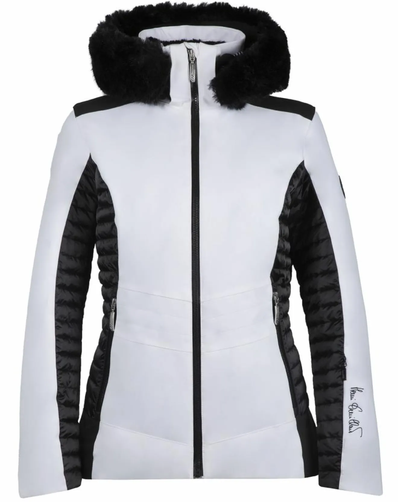 Femme Duvillard Veste de ski Camille Ff blanc/noir