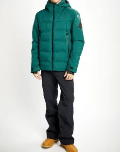 Homme Rossignol Veste de ski Départ vert émeraude