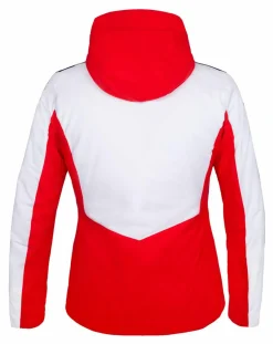 Sale Duvillard Veste de ski Droites rouge/blanc
