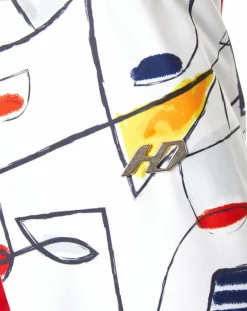 Femme Duvillard Veste de ski Ecandies rouge