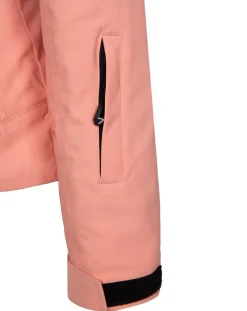 Femme Degré 7 Veste de ski Geod fausse fourrure rose