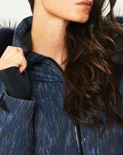 Femme Degré 7 Veste de ski Geod marine