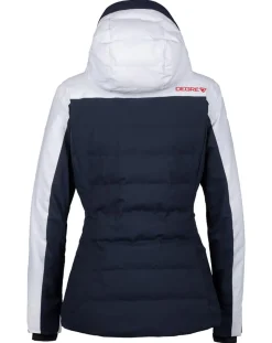 Femme Degré 7 Veste de ski Manti blanche