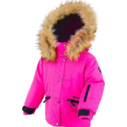 Hot Degré 7 Veste de ski Mellow col fausse fourrure fuchsia