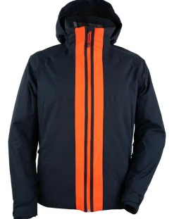 New Degré 7 Veste de ski Miage bleu foncé/orange