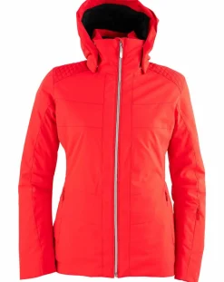 Femme Duvillard Veste de ski Penia rouge
