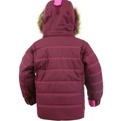 Online Degré 7 Veste de ski Snow col fausse fourrure violette