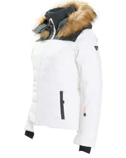 Femme Degré 7 Veste de ski Traqui blanche