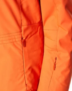 Femme Duvillard Veste de ski Triolet fausse fourrure orange