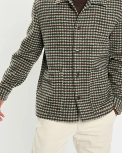 Homme Marc O'Polo Veste de travail en Laine mélangée Manteco multicolore