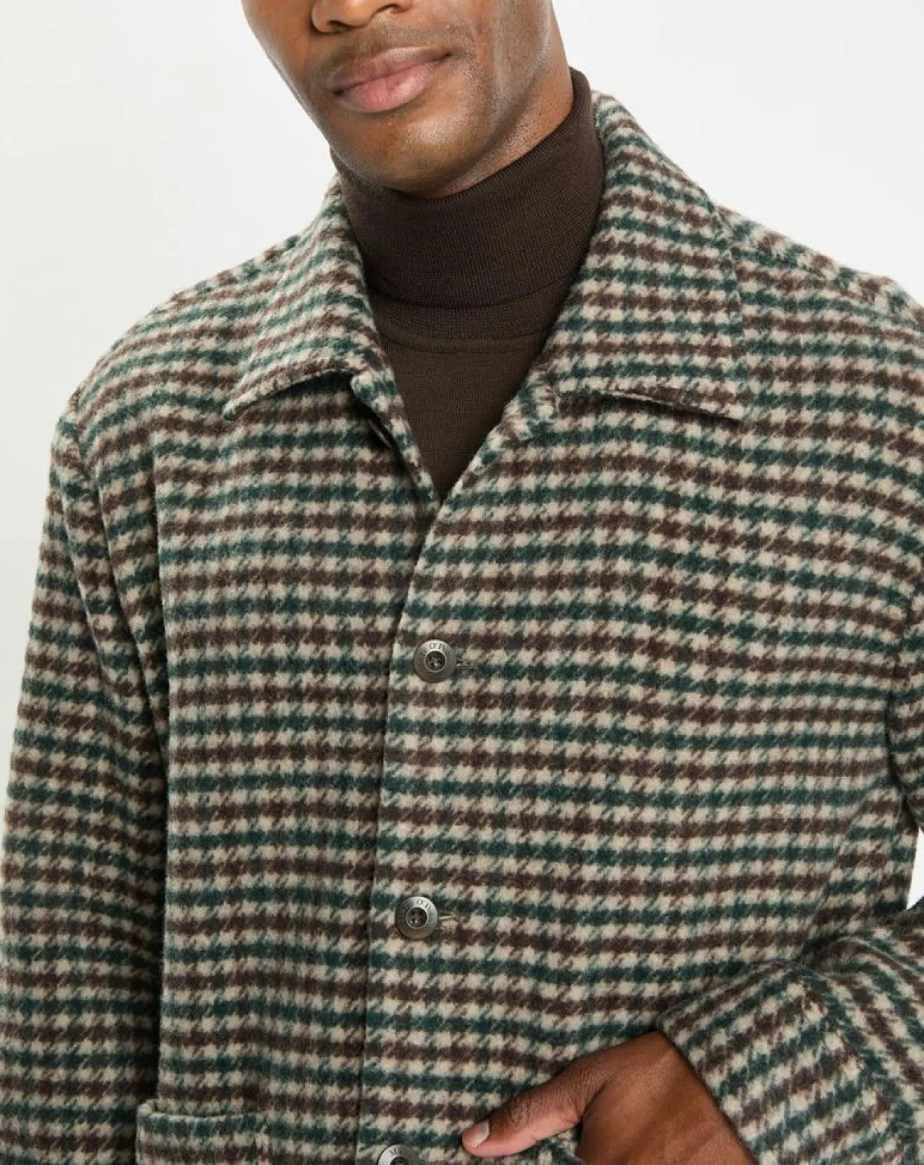 Homme Marc O'Polo Veste de travail en Laine mélangée Manteco multicolore