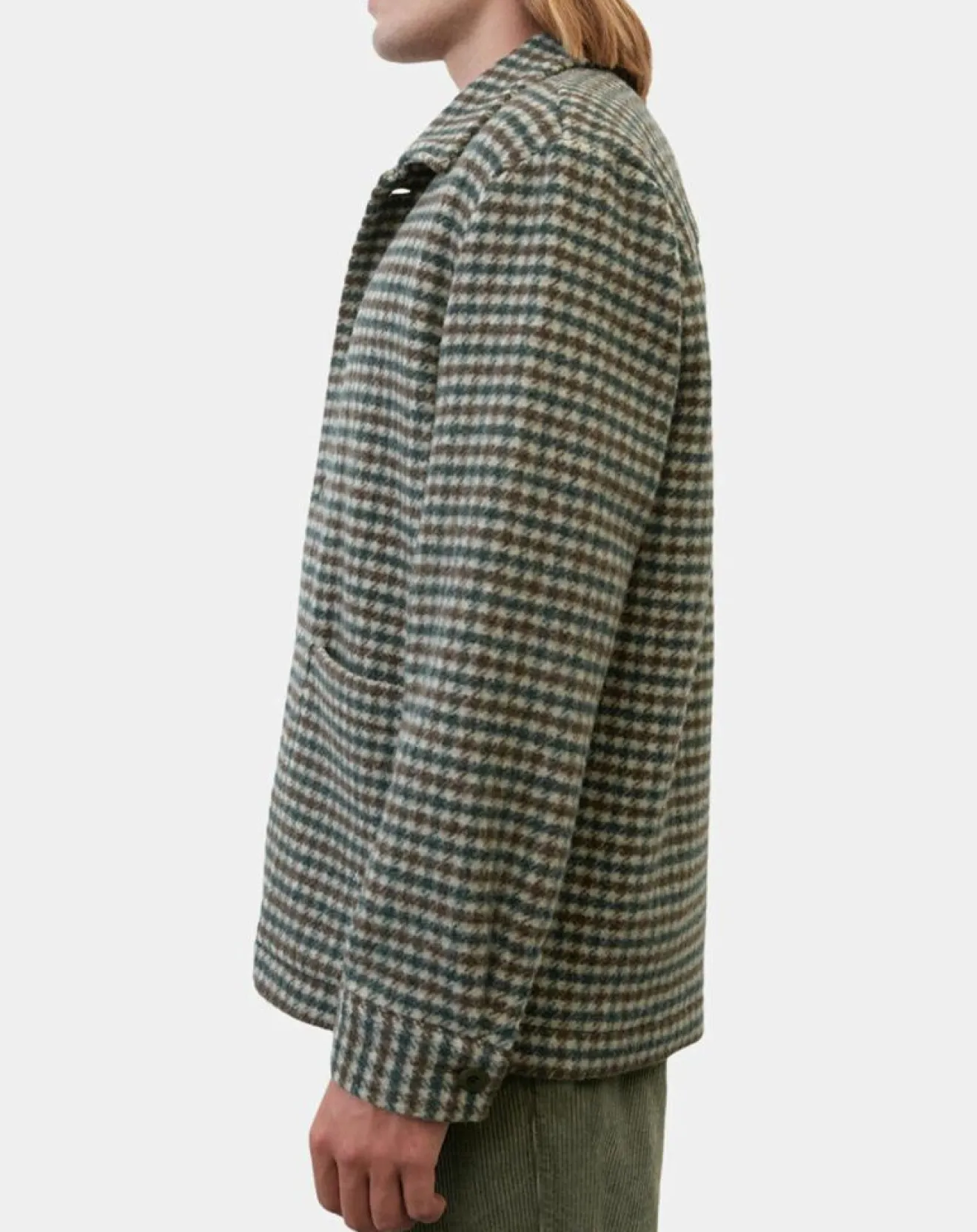 Homme Marc O'Polo Veste de travail en Laine mélangée Manteco multicolore