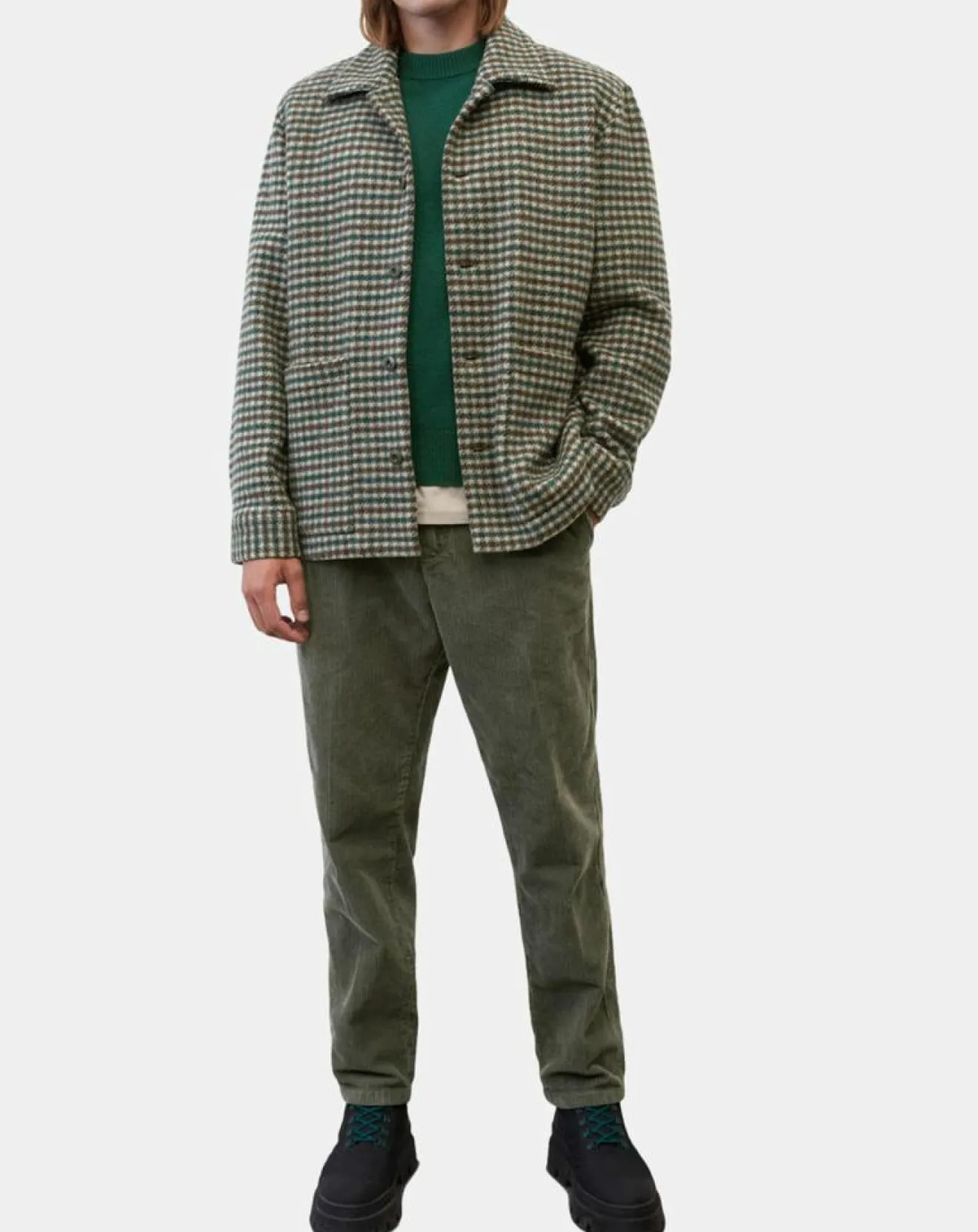 Homme Marc O'Polo Veste de travail en Laine mélangée Manteco multicolore