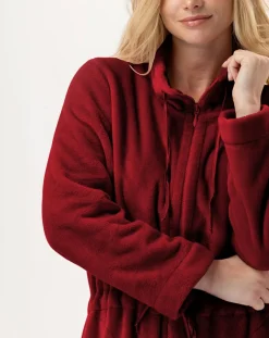 New Le Chat Veste d'intérieur en peluche flanelle Essentiel tomette