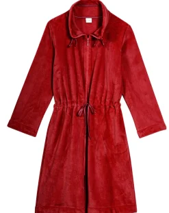 New Le Chat Veste d'intérieur en peluche flanelle Essentiel tomette