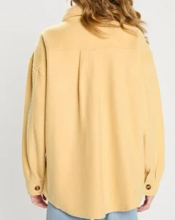 Femme Billabong Veste douce Shaket jaune