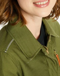 Femme Scotch & Soda Veste droite Militaire kaki