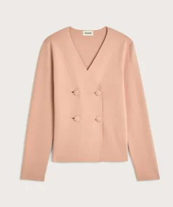 Clearance Rodier Veste Emmia rose poudre