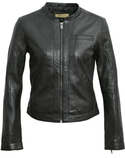Best Chyston Veste en Cuir Aiden noire