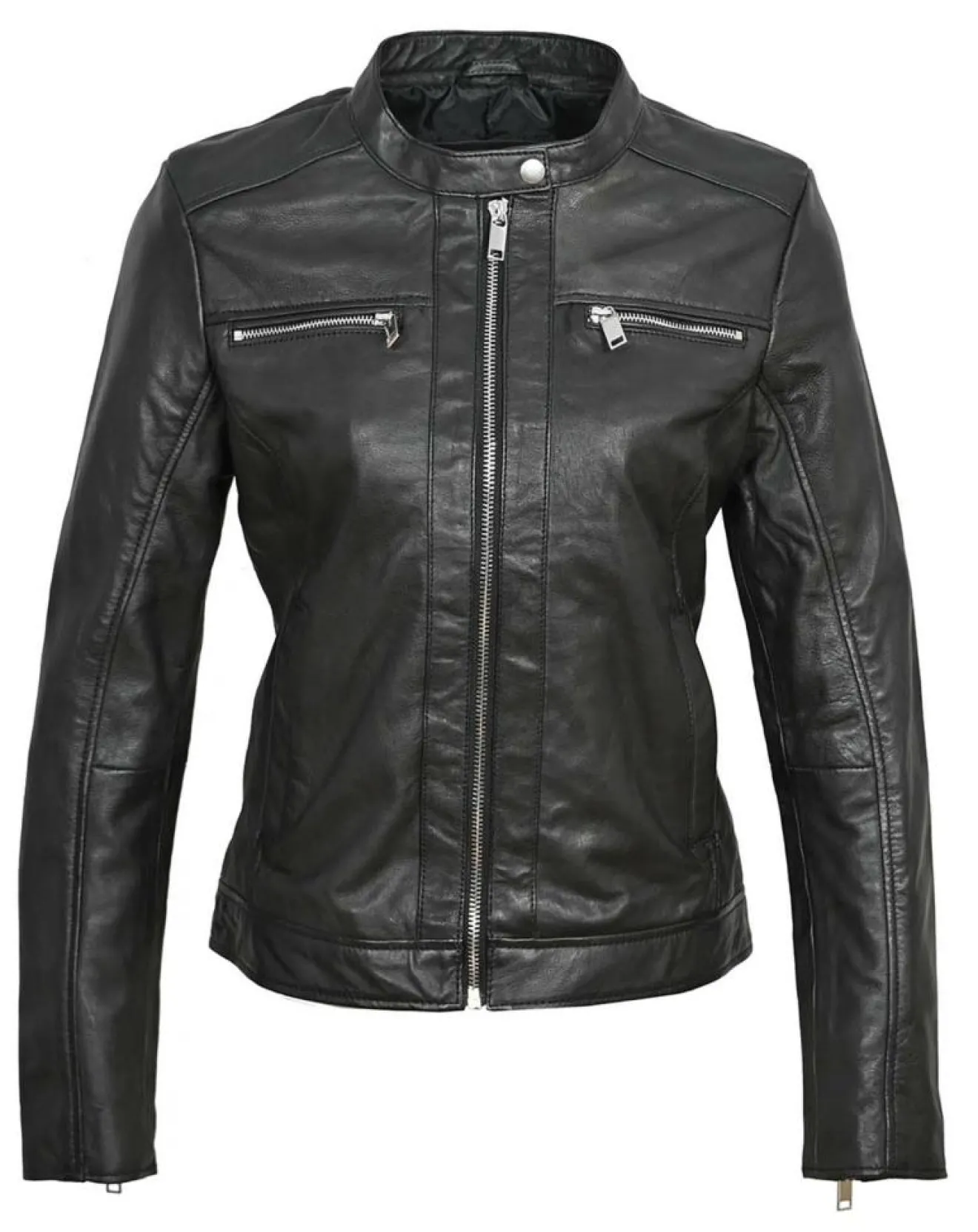 Online Chyston Veste en Cuir Calissy noire