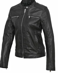 Online Chyston Veste en Cuir Calissy noire