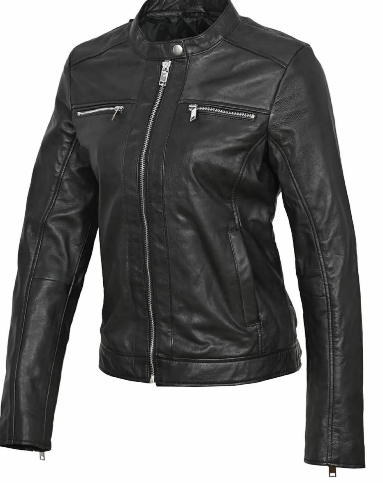 Online Chyston Veste en Cuir Calissy noire