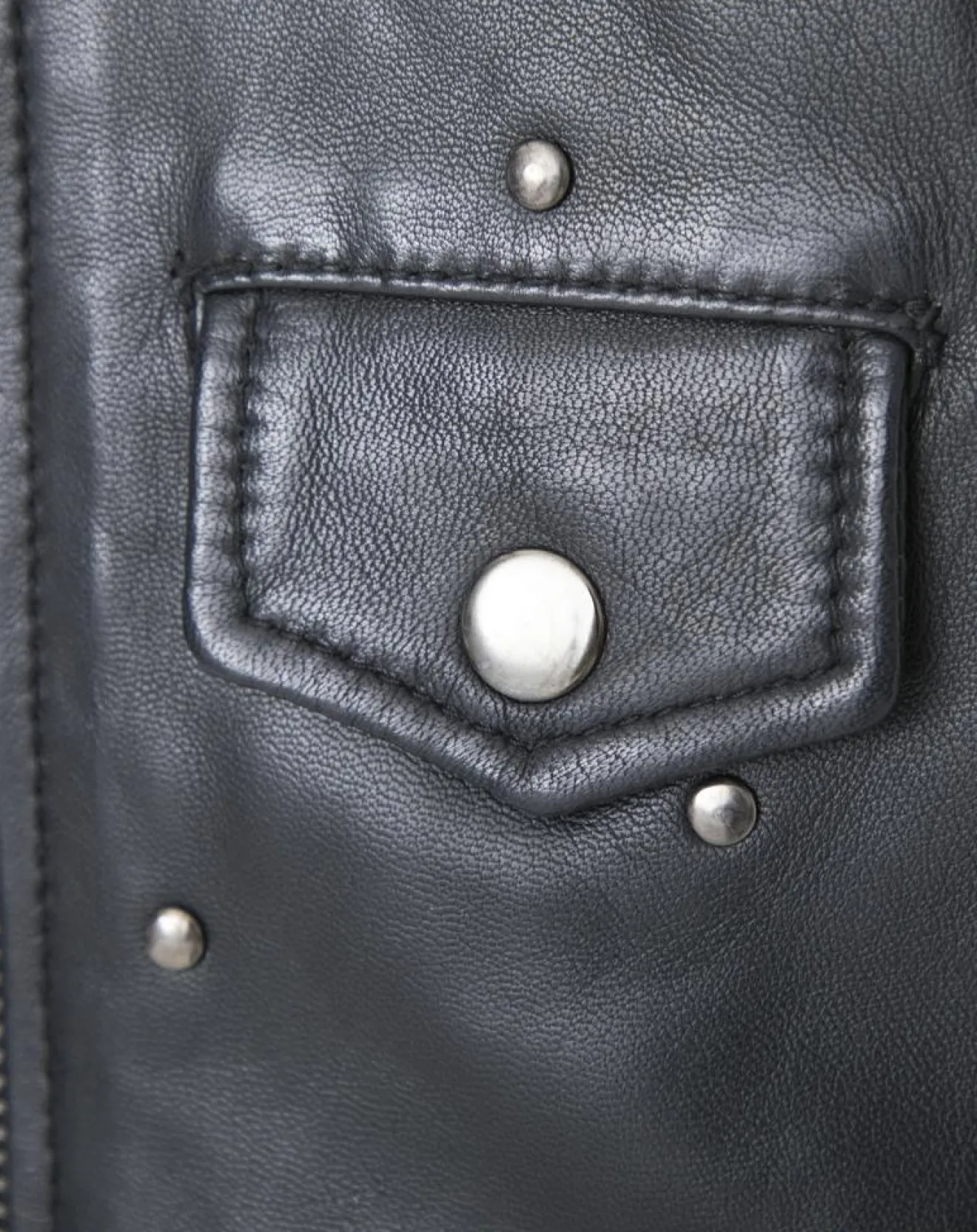 Outlet Blue Wellford Veste en Cuir Chana noire