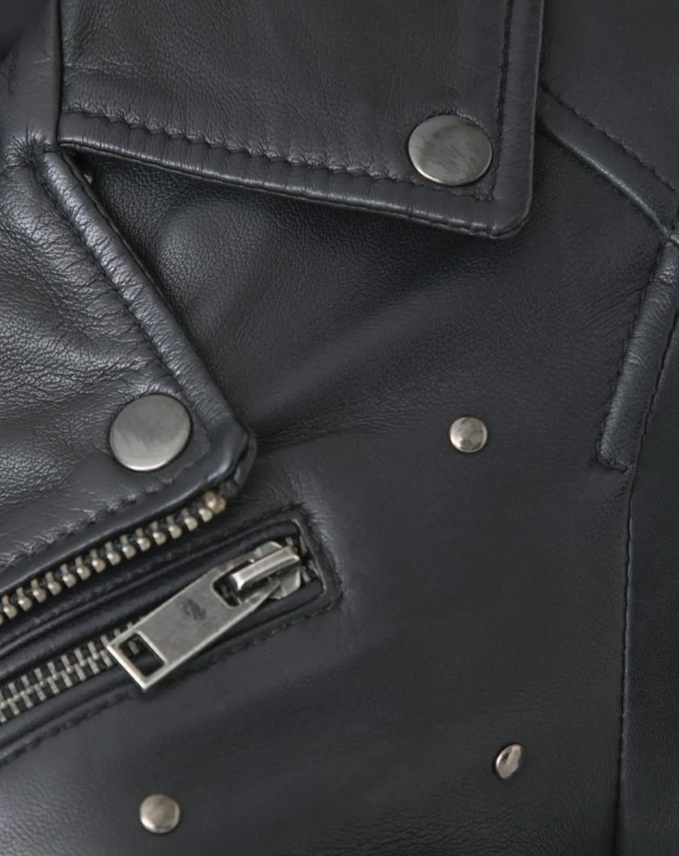 Outlet Blue Wellford Veste en Cuir Chana noire