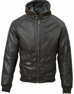 Sale Chyston Veste en Cuir Jul marron