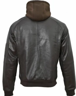Sale Chyston Veste en Cuir Jul marron