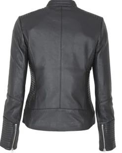 Clearance Chyston Veste en Cuir Rosalie noire
