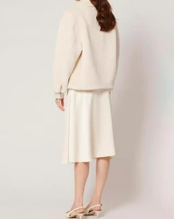 Online Zapa Veste en Fausse Fourrure Balian écrue