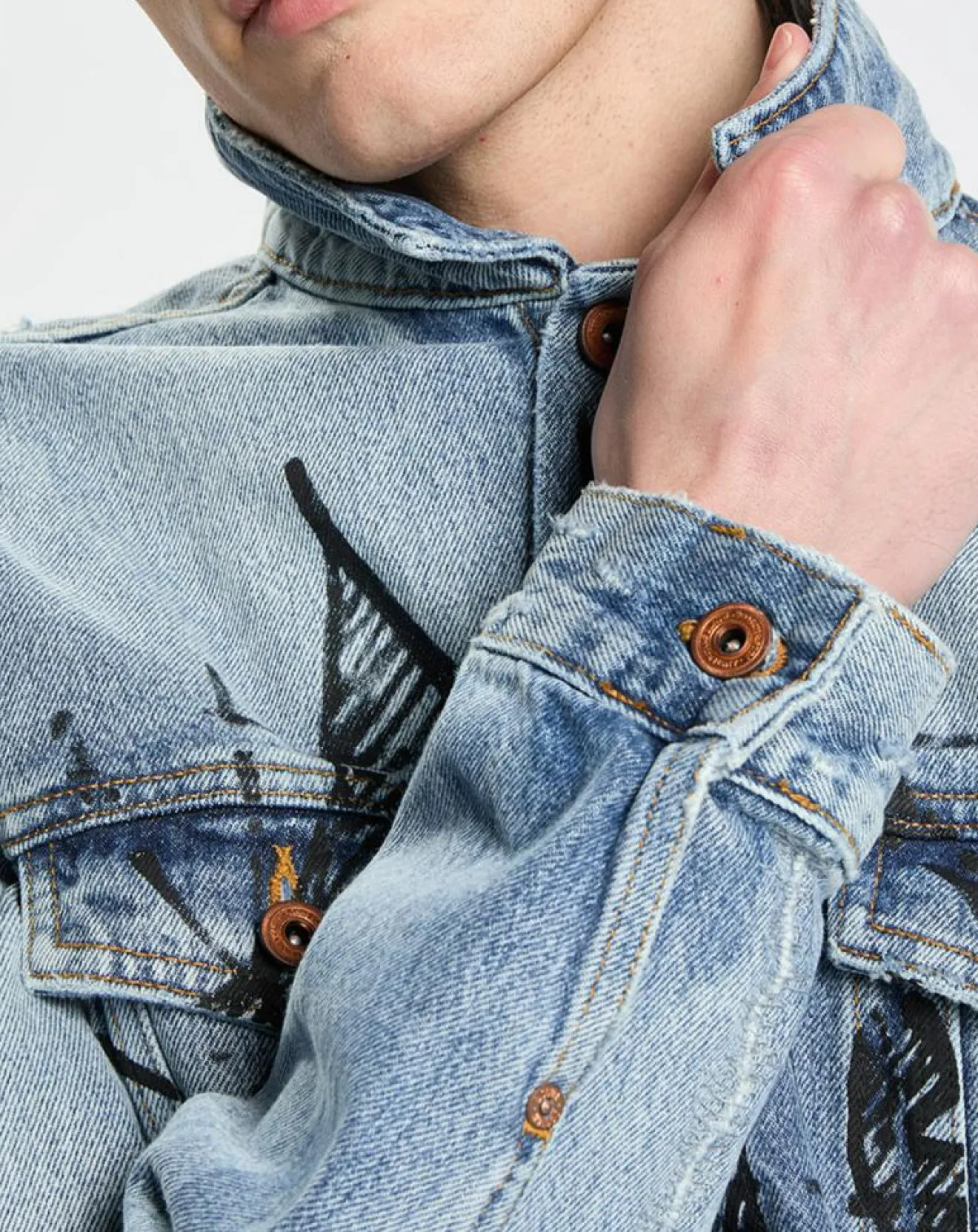 Clearance Scotch & Soda Veste en jean bleue