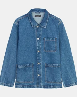Online Marc O'Polo Veste en jean bleue
