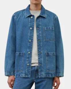 Online Marc O'Polo Veste en jean bleue