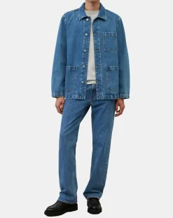 Online Marc O'Polo Veste en jean bleue