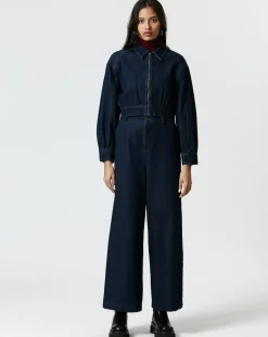 Femme The Korner Veste en jean Salomé bleue