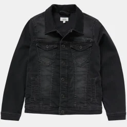Enfant Pepe Jeans Veste en jeans droite noire