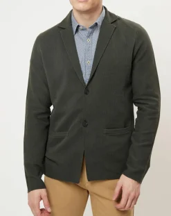 Homme Marc O'Polo Veste en jersey kaki