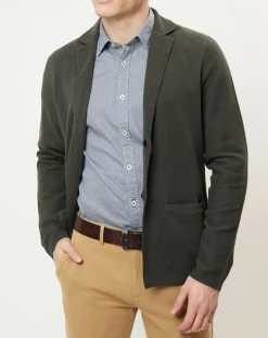 Homme Marc O'Polo Veste en jersey kaki