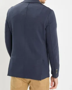 Marc O'Polo Veste en jersey regular fit bleu marine