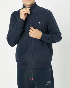 Homme Hackett London Veste en Jersey Smart bleu marine